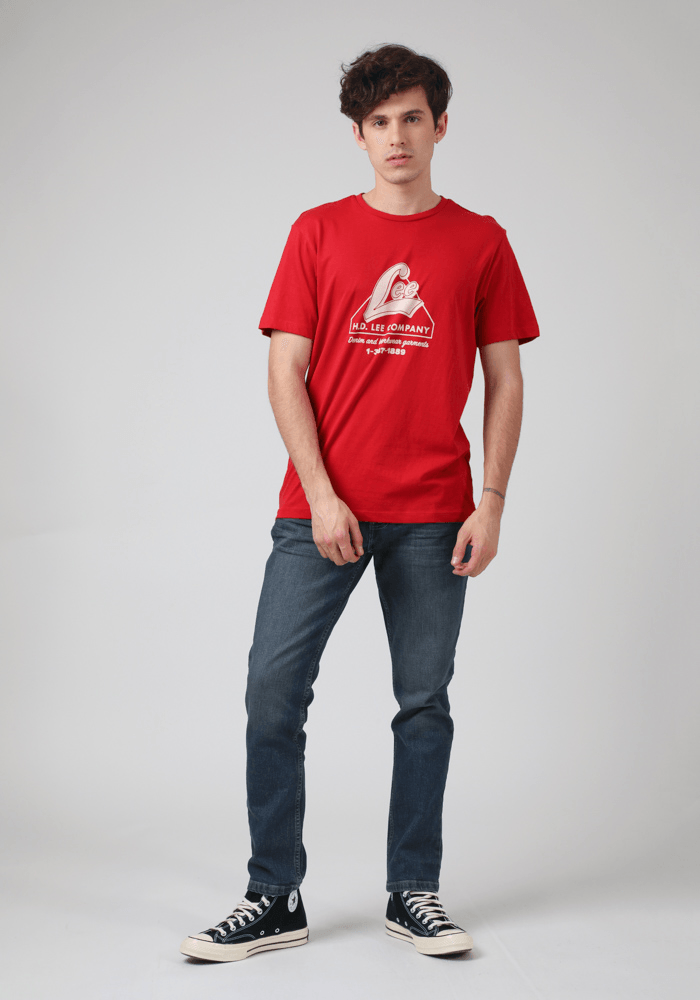 Jeans Hombre Luke Slim Fit Mid Blue Washed