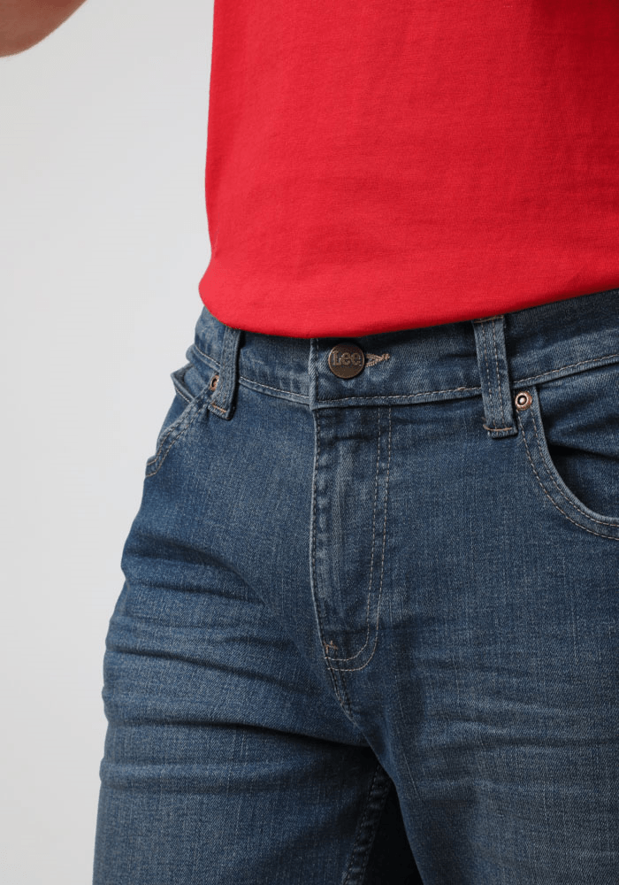 Jeans Hombre Luke Slim Fit Mid Blue Washed