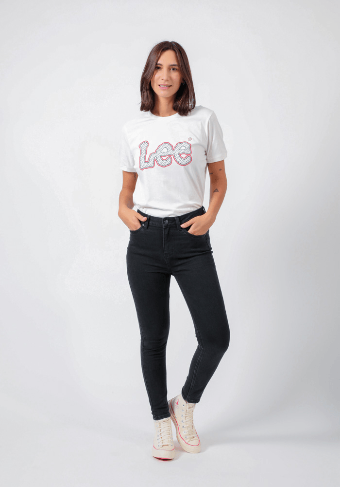 Jeans Mujer Tiro Alto Ivy Skinny Fit Black Rinse