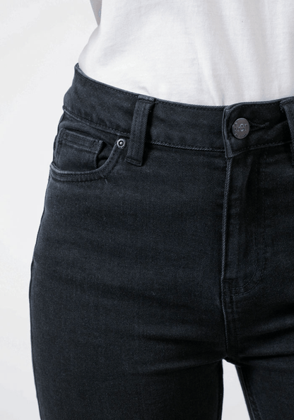 Jeans Mujer Tiro Alto Ivy Skinny Fit Black Rinse