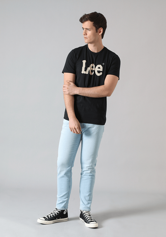 Polera Hombre Woobly Logo Authentic Black