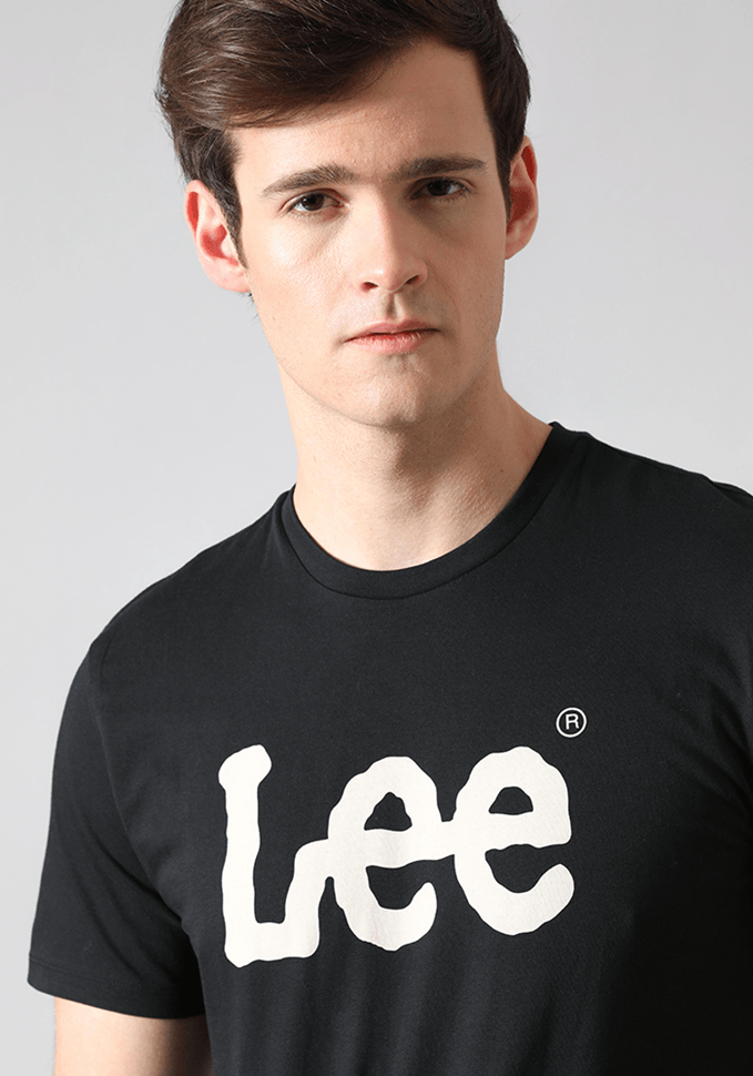 Polera Hombre Woobly Logo Authentic Black