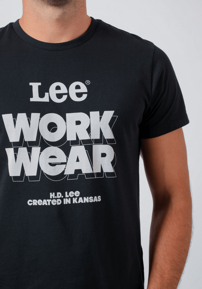 Polera Hombre Work Wear Tee Black