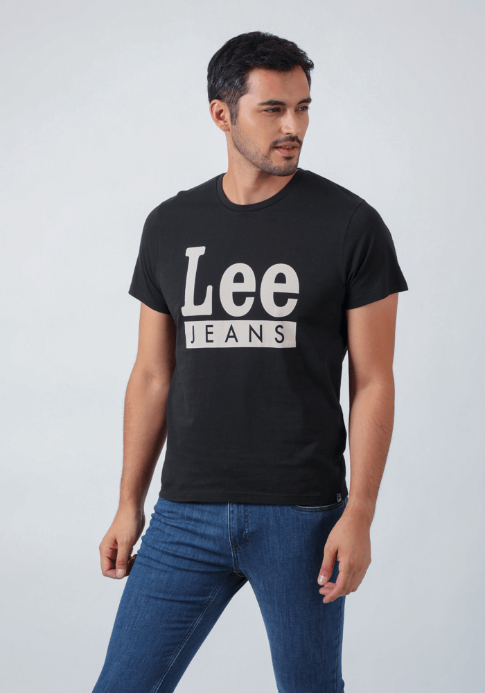 Polera Hombre Iconic Logo Tee Black