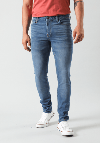 Jeans Hombre Malone Skinny Fit Mid Worn Martha