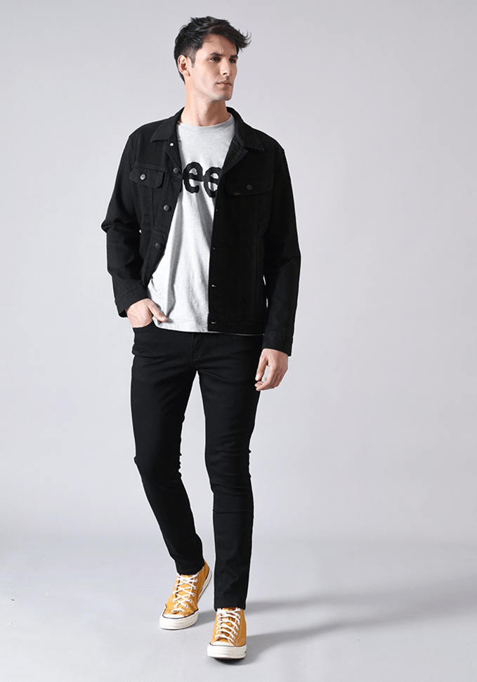 Chaqueta Hombre Lee Rider Negro
