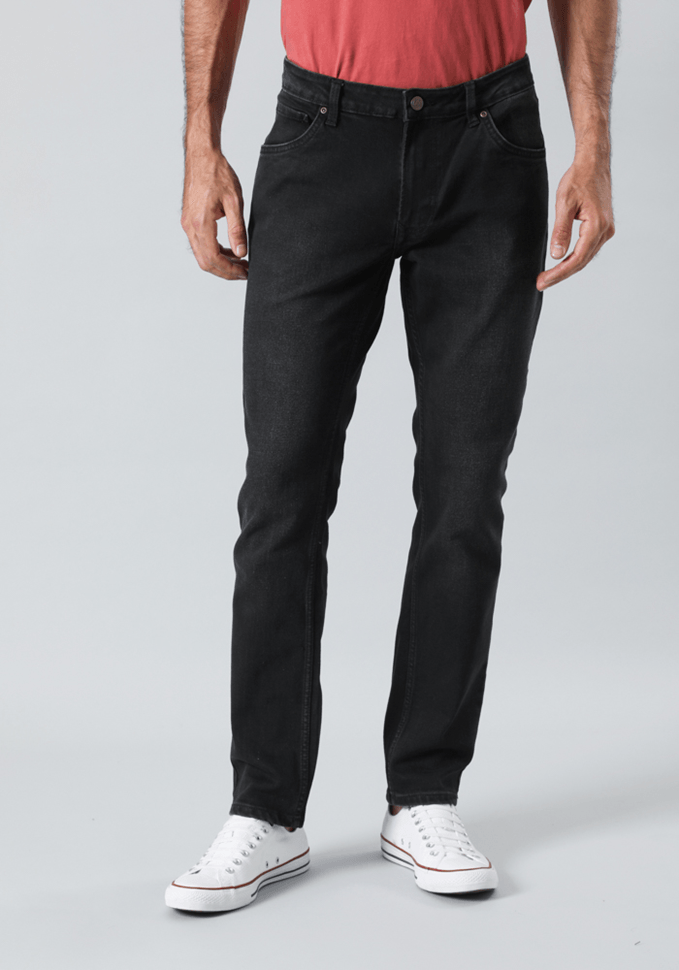 Jeans Hombre Regular Fit Black Street