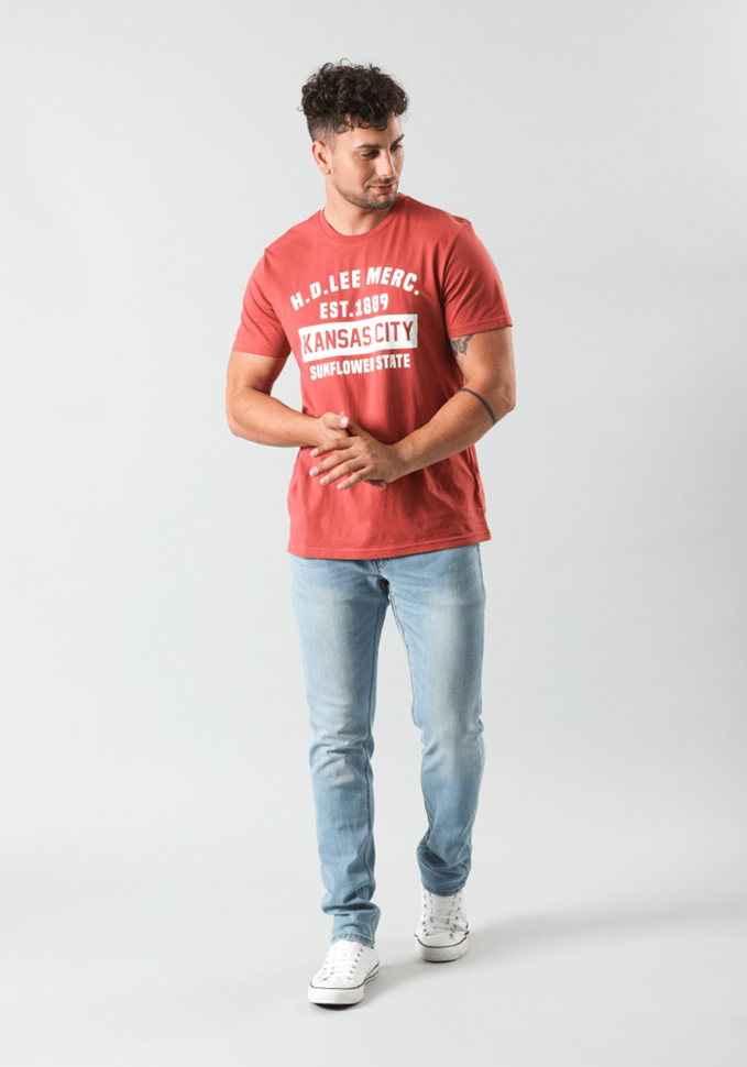 Jeans Hombre Luke Slim Fit Worn New Hill