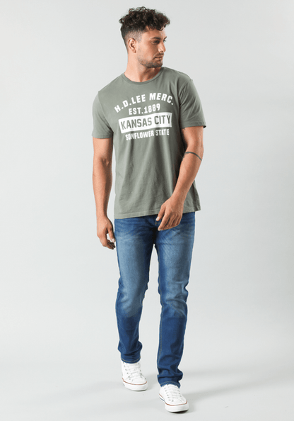 Jeans Hombre Luke Slim Fit Dark Woodland