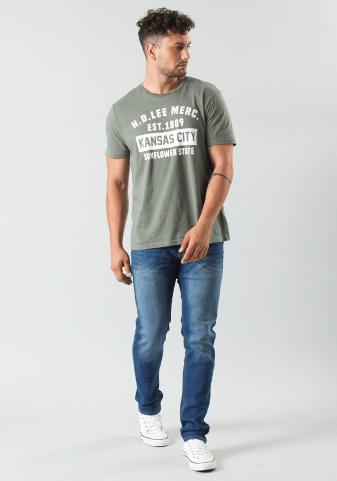 Jeans Hombre Luke Slim Fit Dark Woodland