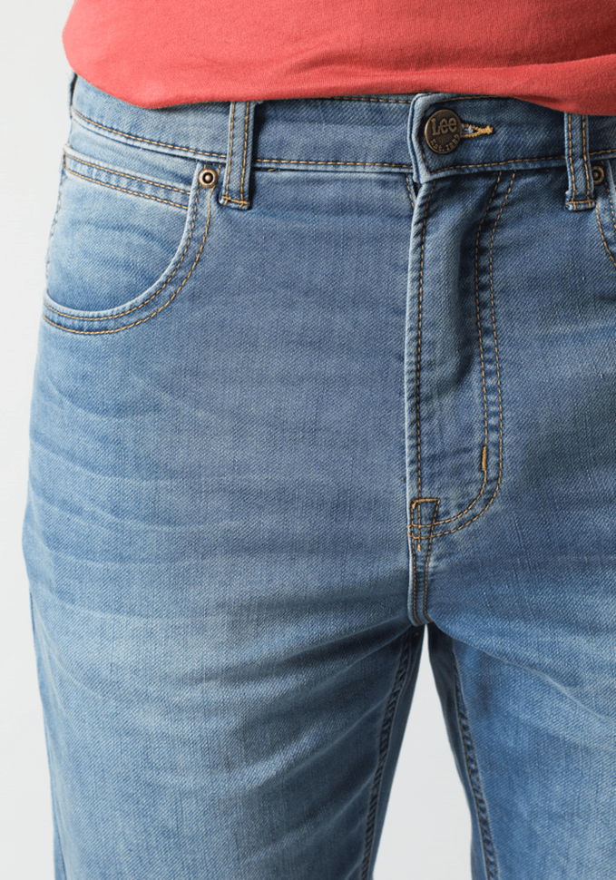 Jeans Hombre Austin Jogg Regular Tapered Fit Mid Blue Grass