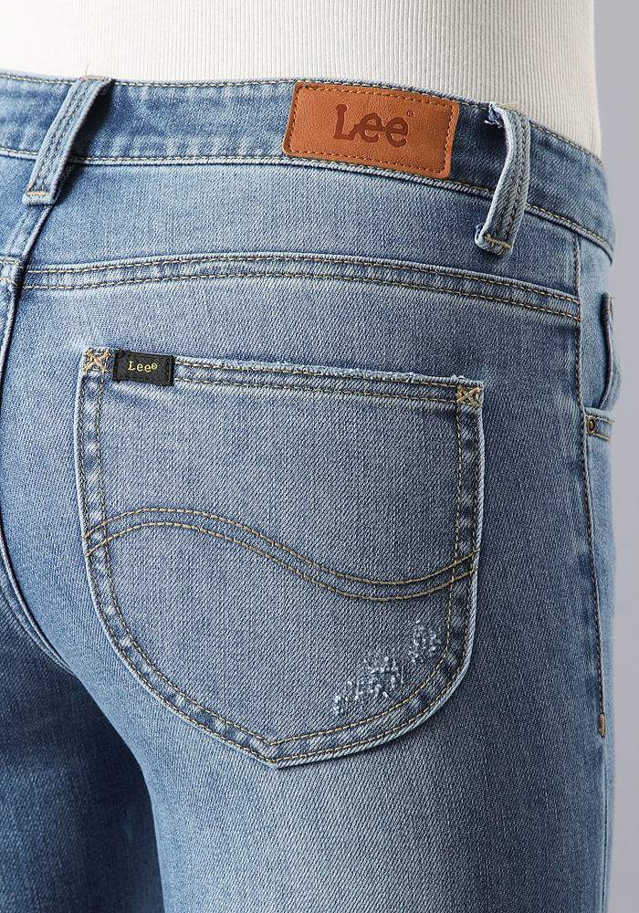 Jeans Mujer Tiro Alto Scarlett High Skinny Fit Light Blue