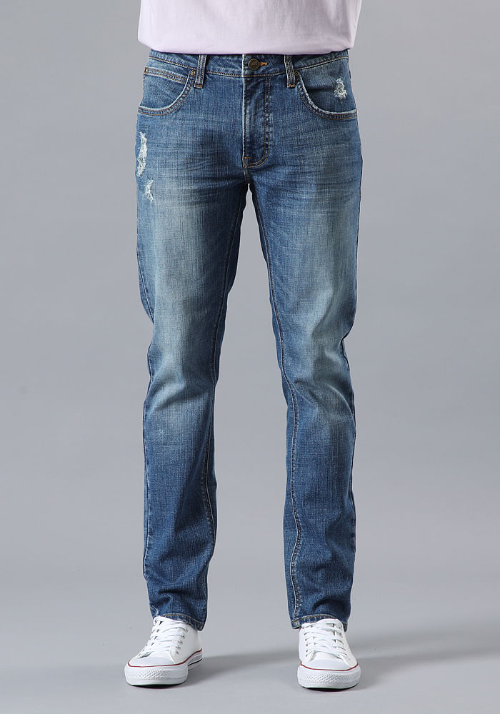 Jeans Hombre Luke Slim Tapered Fit Mid Kansas