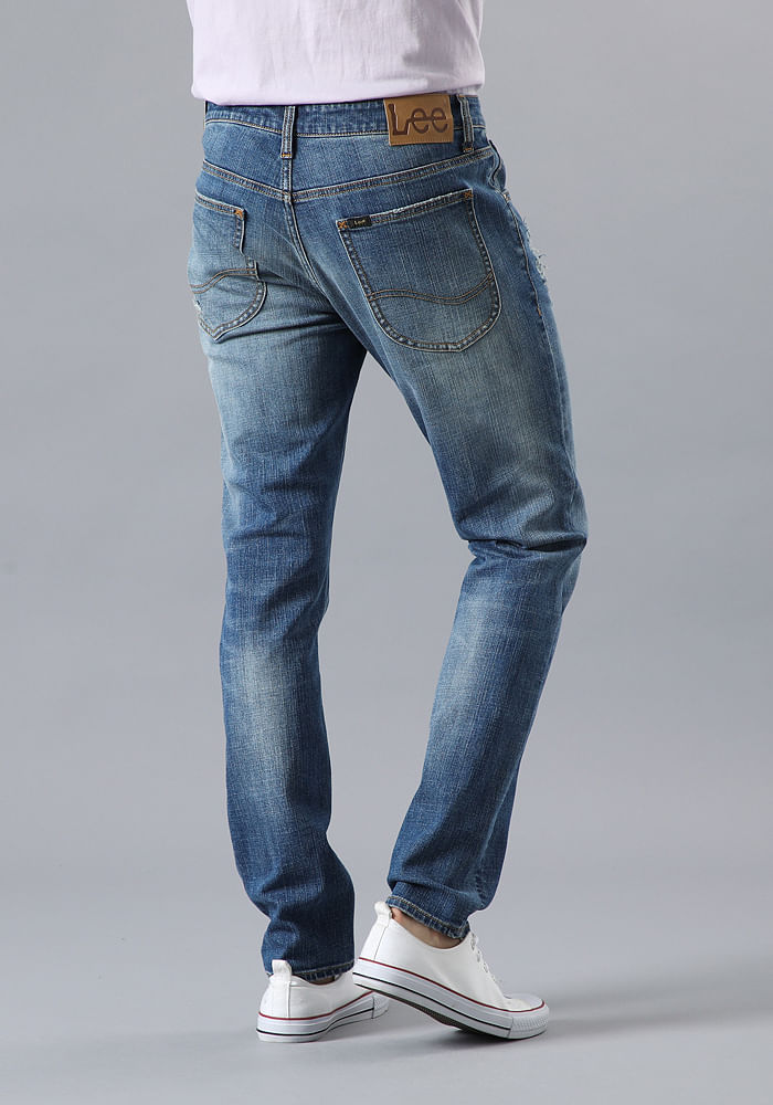 Jeans Hombre Luke Slim Tapered Fit Mid Kansas