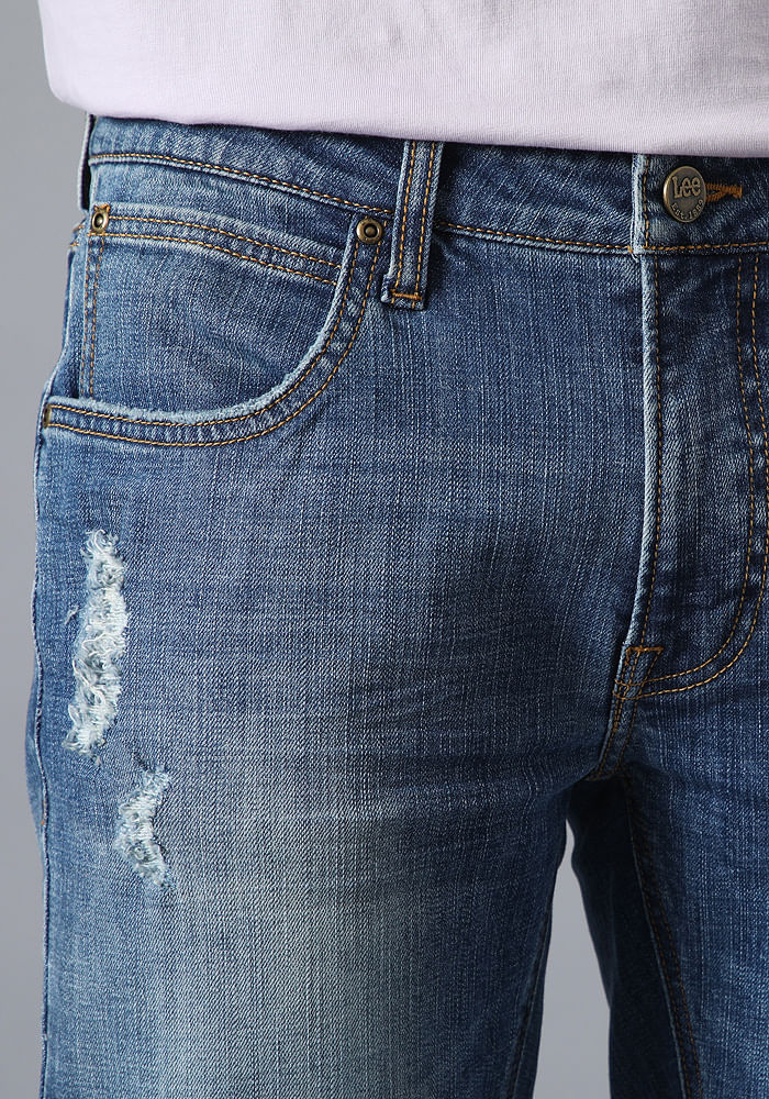 Jeans Hombre Luke Slim Tapered Fit Mid Kansas