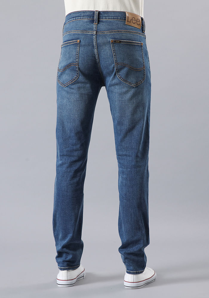 Jeans Hombre Luke Slim Tapered Fit Blue Shadow Mid