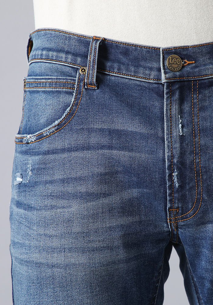 Jeans Hombre Luke Slim Tapered Fit Blue Shadow Mid