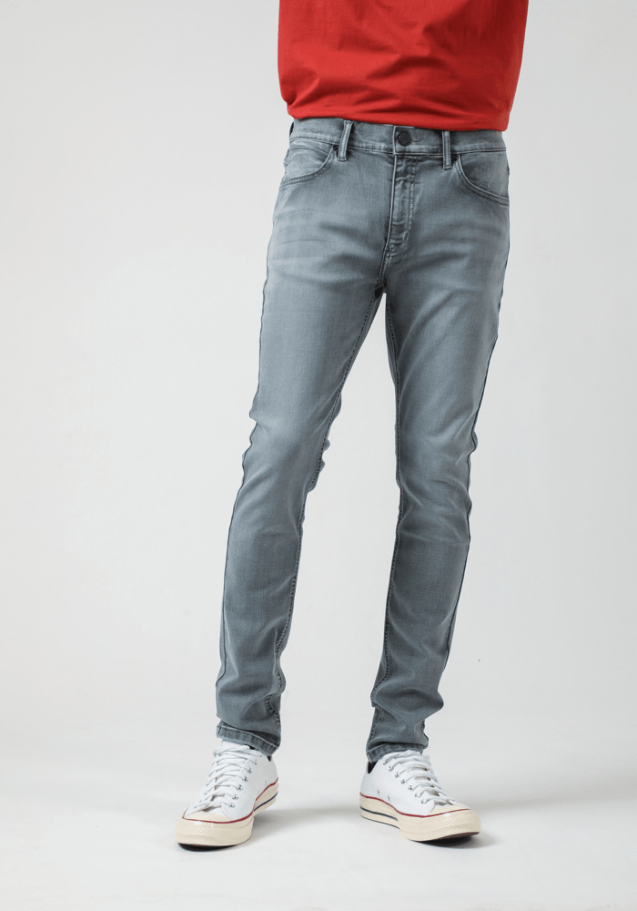 Jeans Hombre Malone Skinny Fit Mid Grey