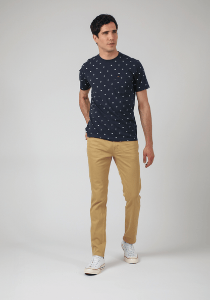 Pantalón Hombre Luke Color Slim Fit Faded Beige