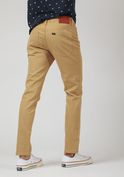 Pantalón Hombre Luke Color Slim Fit Faded Beige
