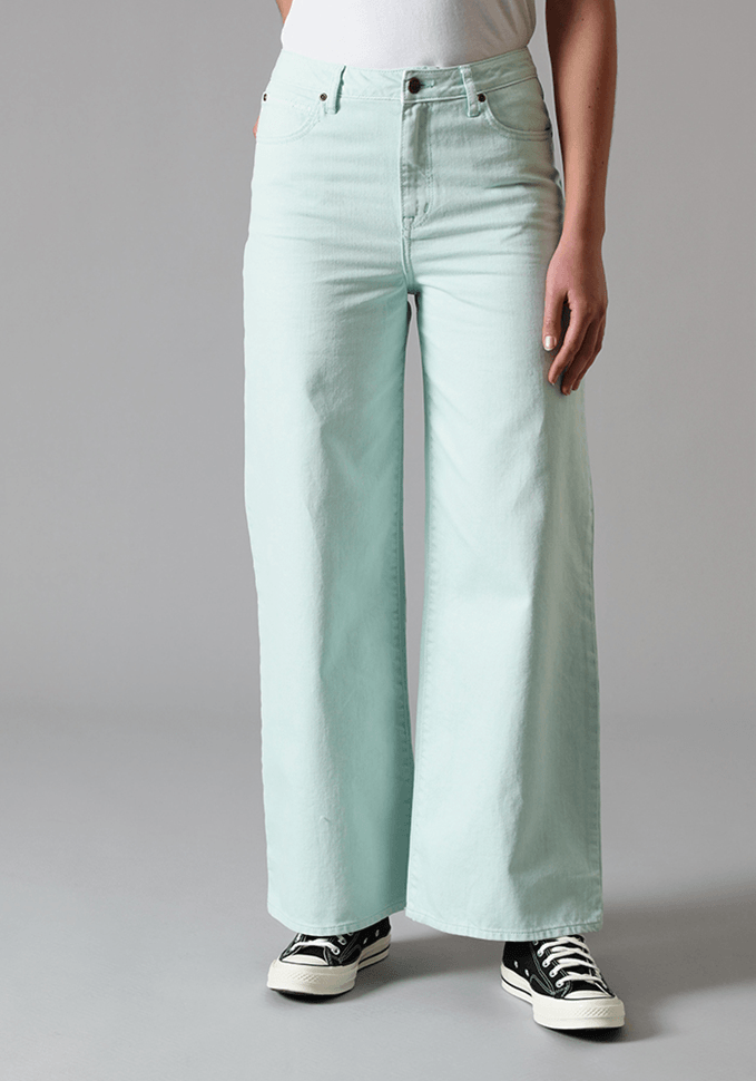 Jeans Mujer Tiro Alto Stella A Line Relaxed Fit Light Fallon