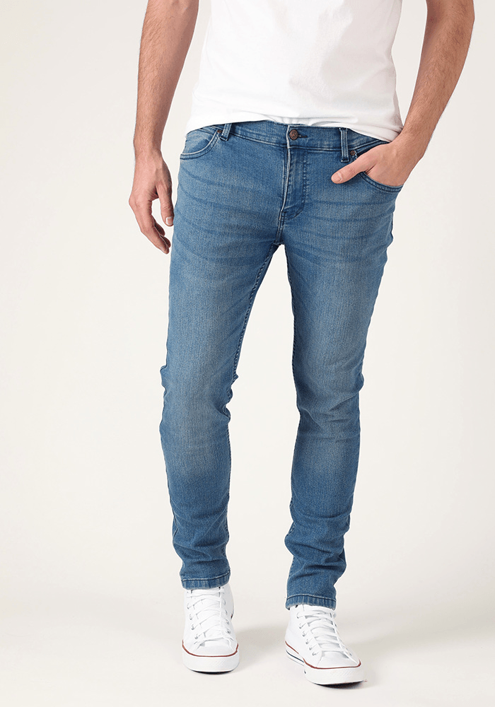 Jeans Hombre Malone Skinny Fit Dark Stone Washed
