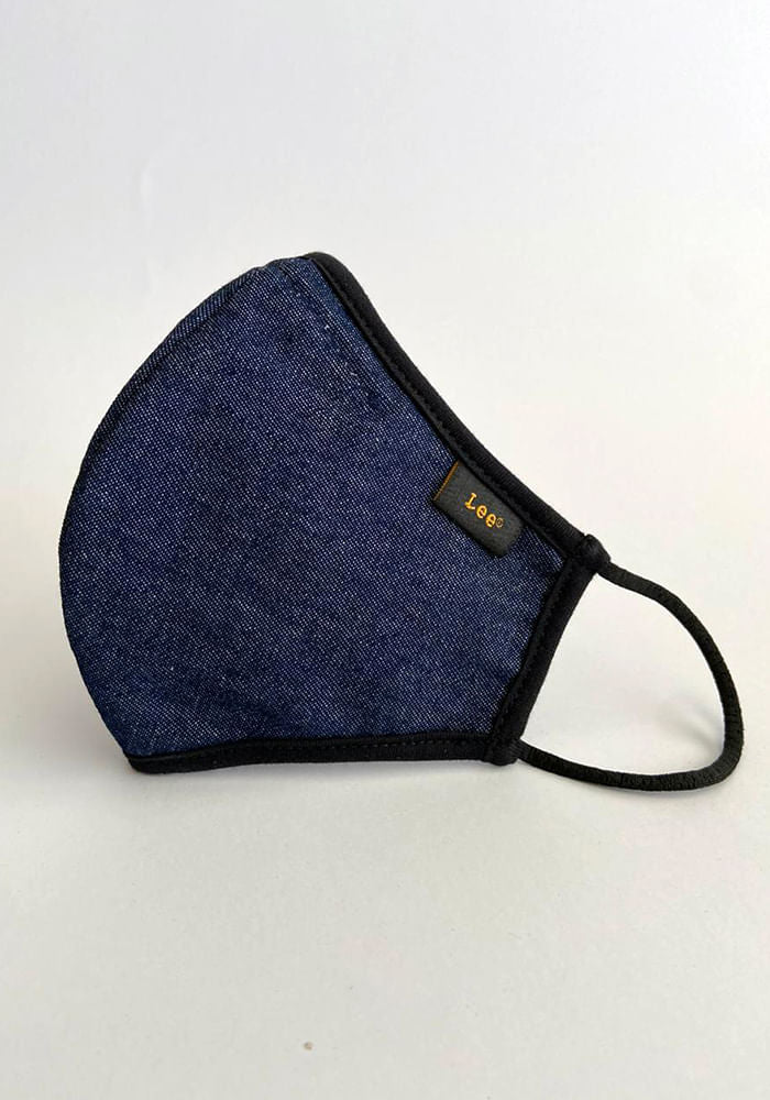 Mascarilla Unisex Reutilizable Denim Raw