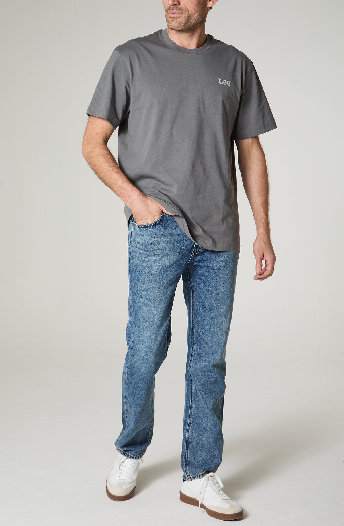 Jeans Hombre West Relaxed Fit Stone
