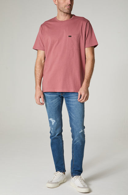 Polera Hombre 1 Pocket Regular Fit Rosa