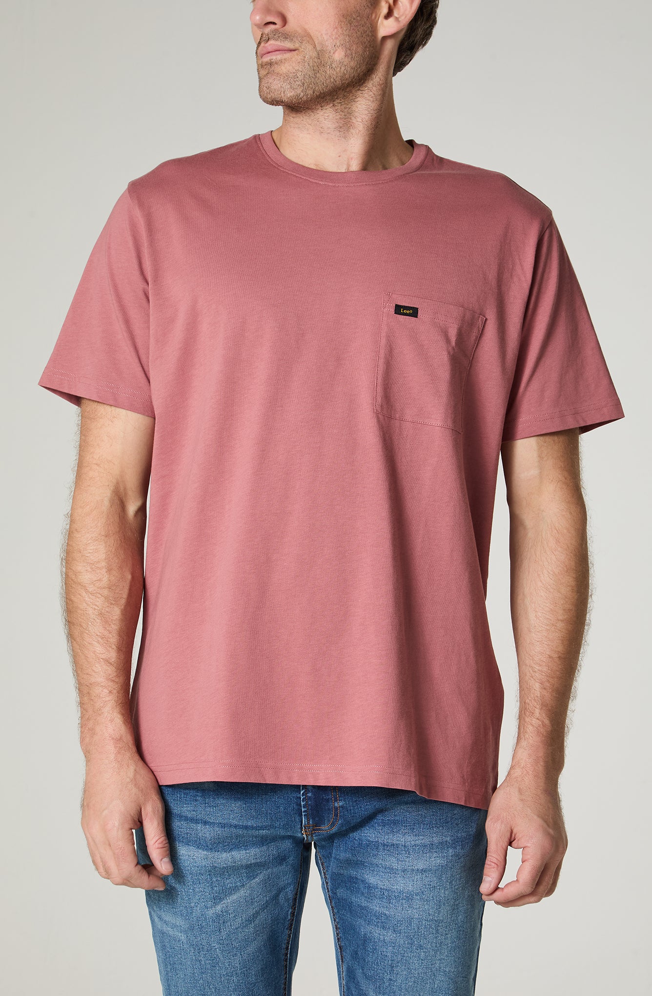Polera Hombre 1 Pocket Regular Fit Rosa