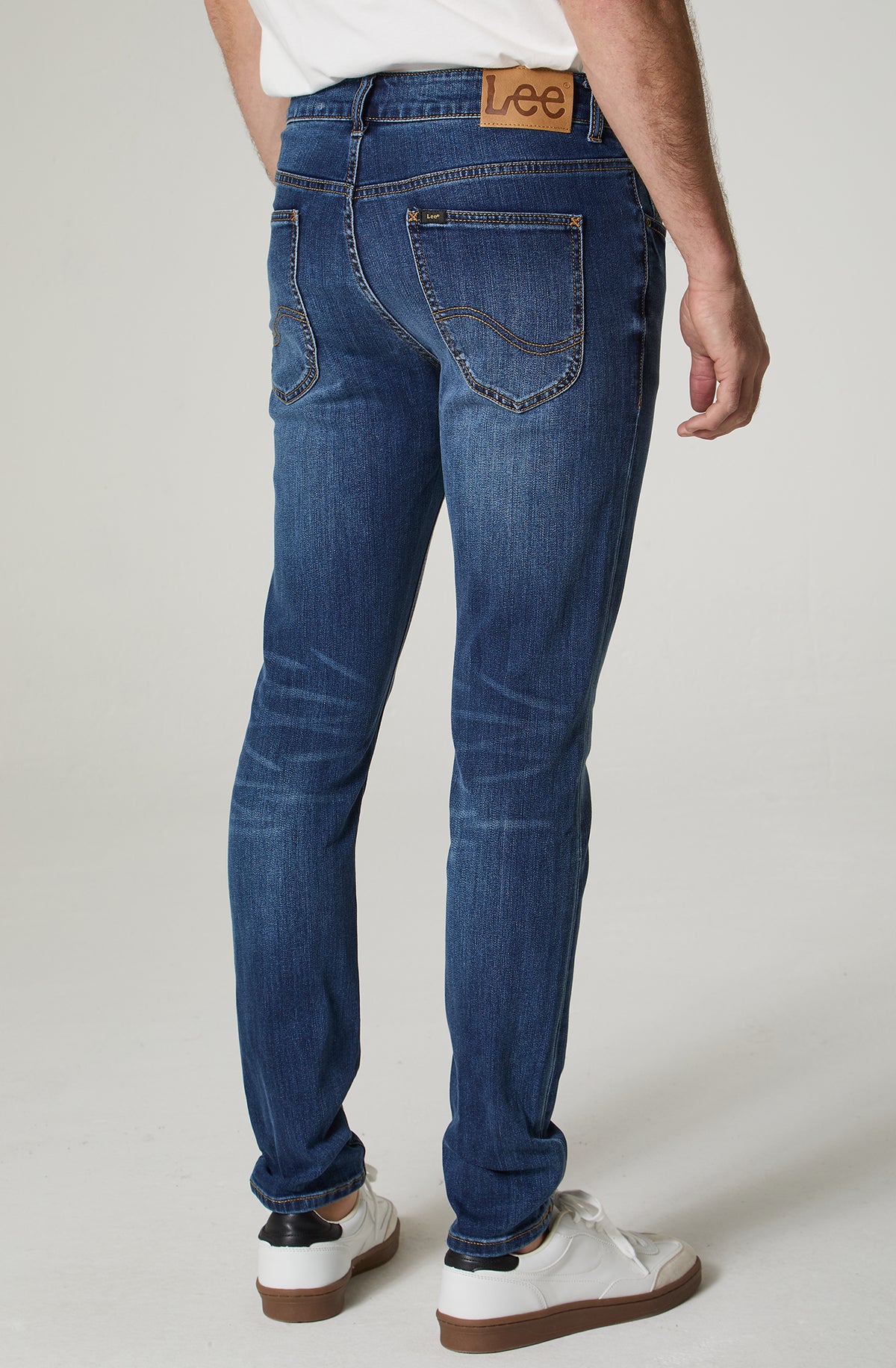 Jeans Hombre Malone Skinny Fit Mid Stone Worn I