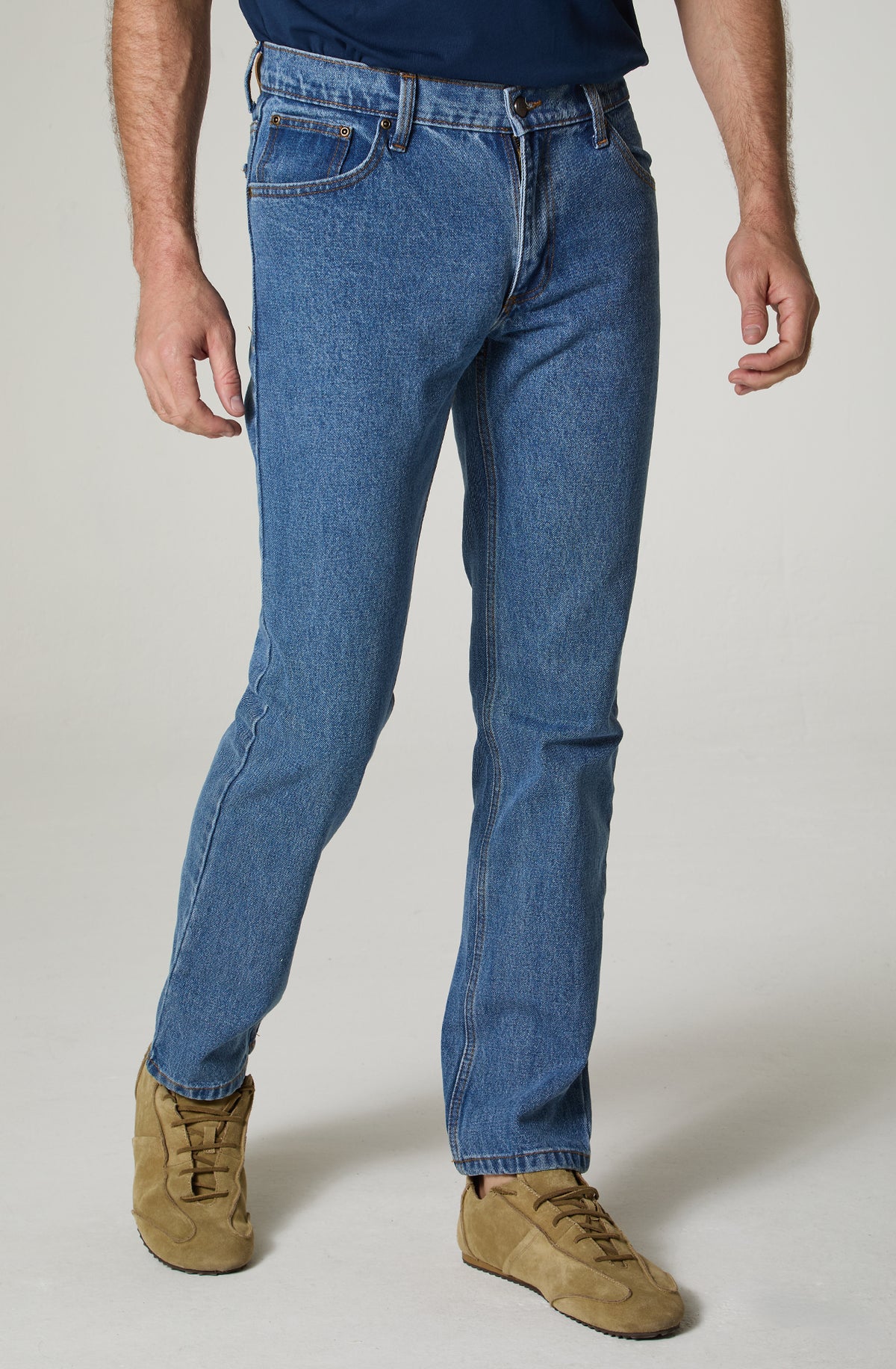 Jeans Hombre Daren Regular Fit Mid Street