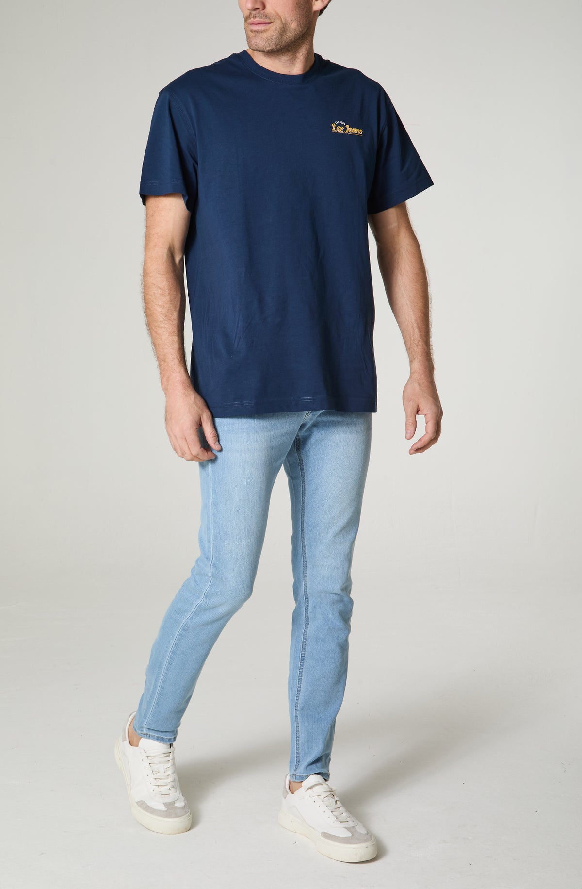 Jeans Hombre Malone Skinny Fit Light Worn Kali