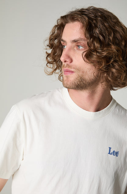 Polera Hombre Manga Corta Regular Fit Blanco