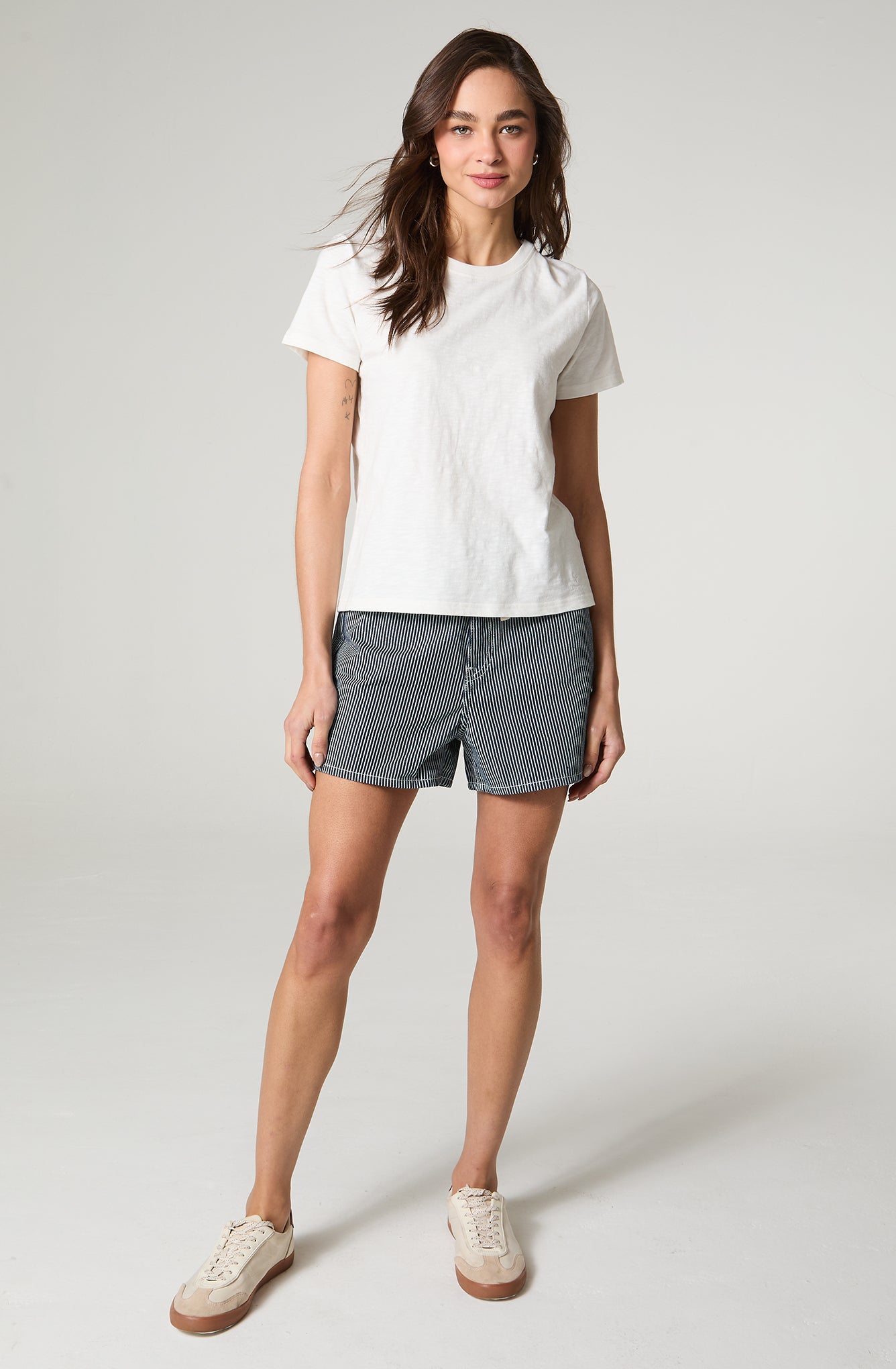 Polera Mujer Regular Fit Basic Blanco