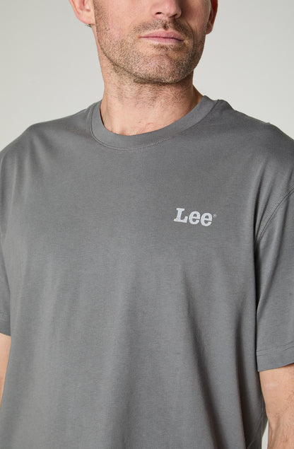 Polera Hombre Print Regular Fit Gris