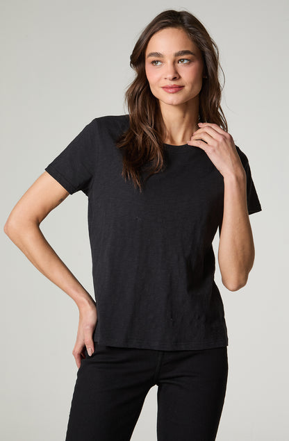 Polera Mujer Regular Fit Basic Negro