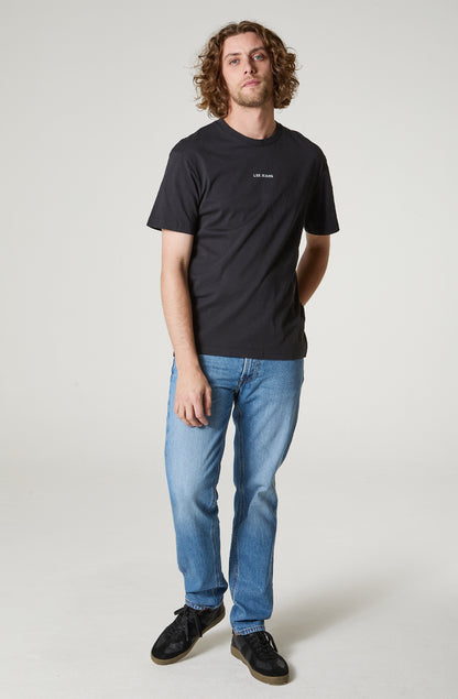Polera Hombre Manga Corta Regular Fit Negro
