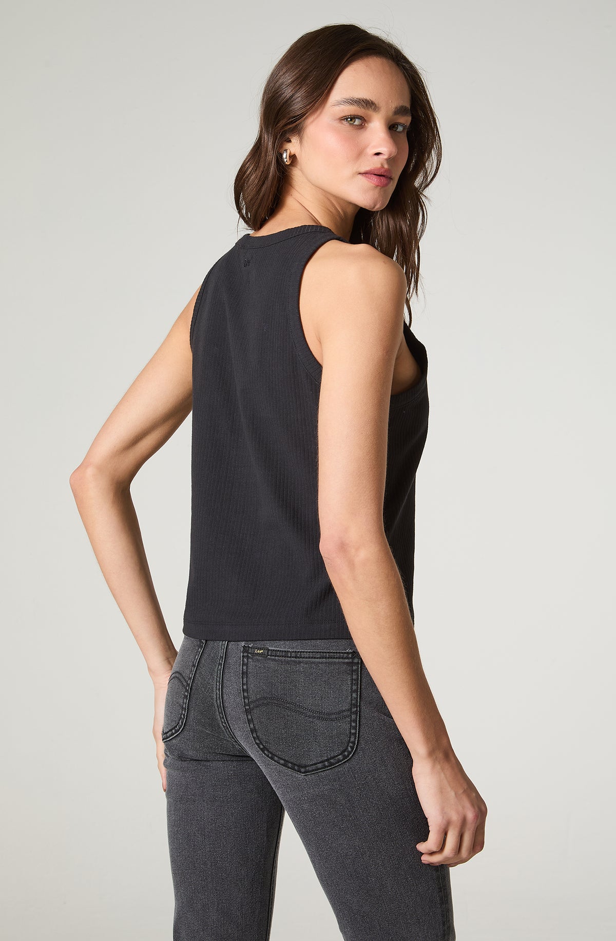 Polera Mujer Tank Regular Fit Negro