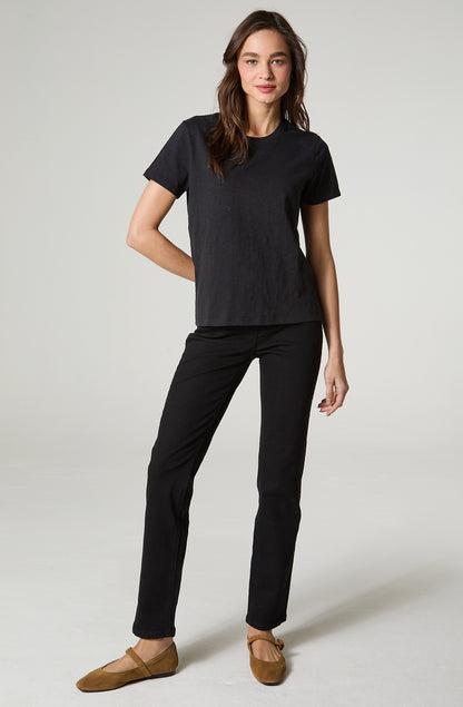 Polera Mujer Regular Fit Basic Negro