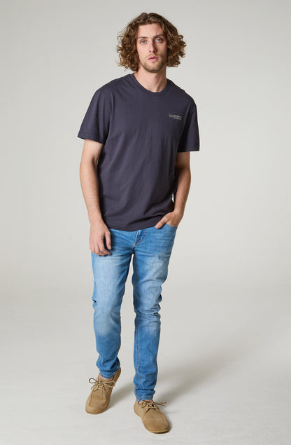 Polera Hombre Manga Corta Regular Fit Marengo
