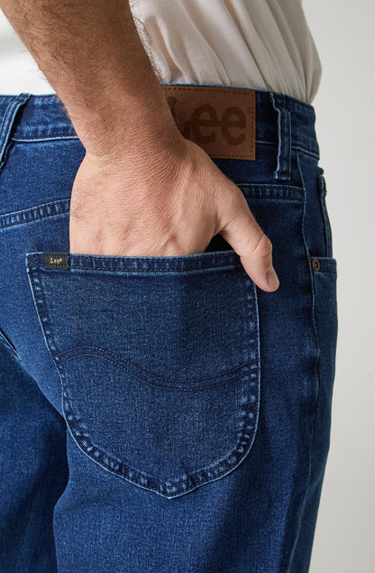 Jeans Hombre 5 Bolsillos Regular Straight Fit