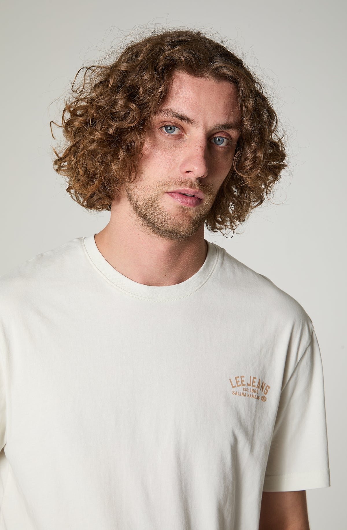 Polera Hombre Cuello Redondo Manga Corta Regular Fit Blanco