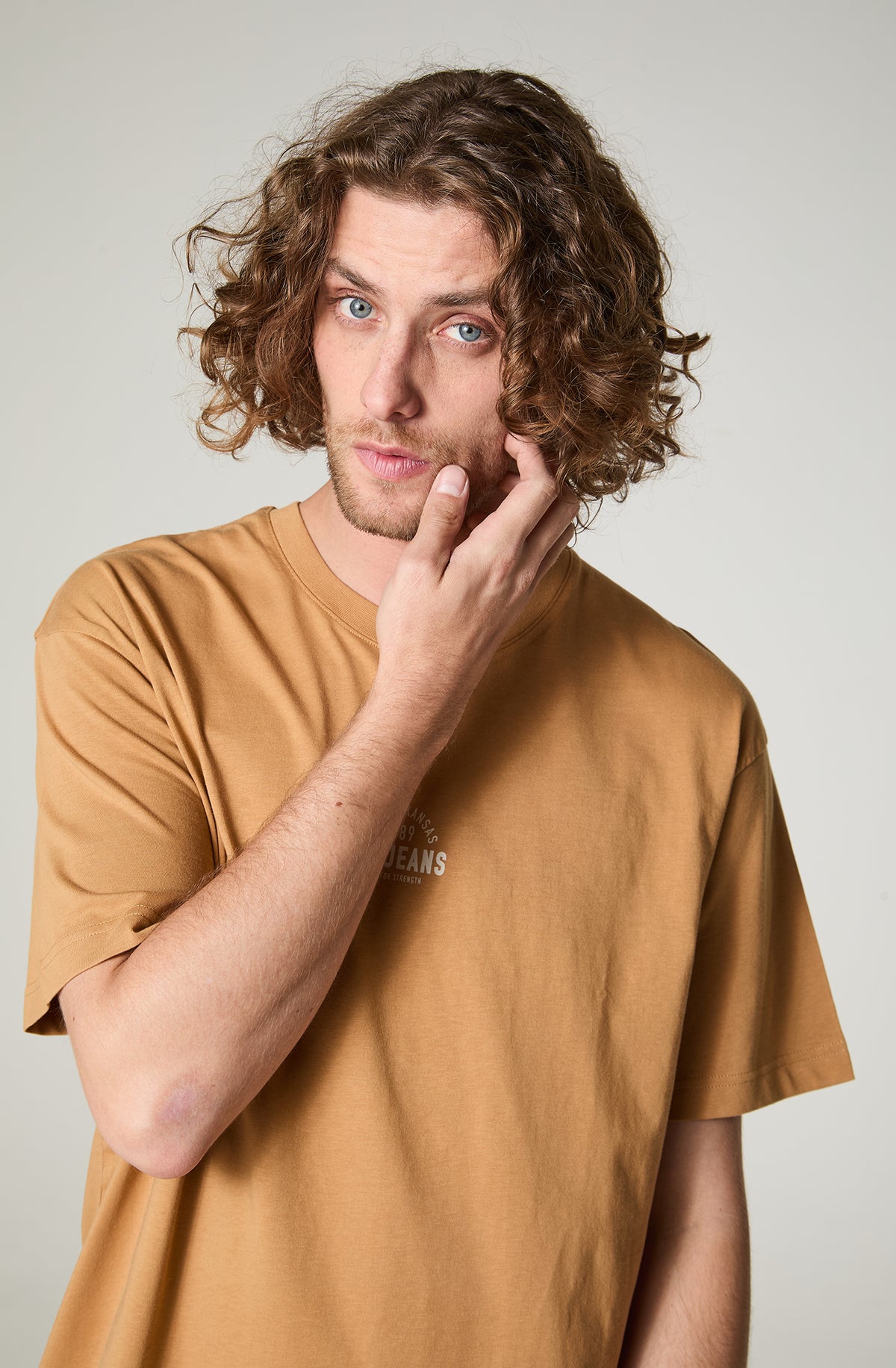 Polera Hombre Manga Corta Regular Fit Verde