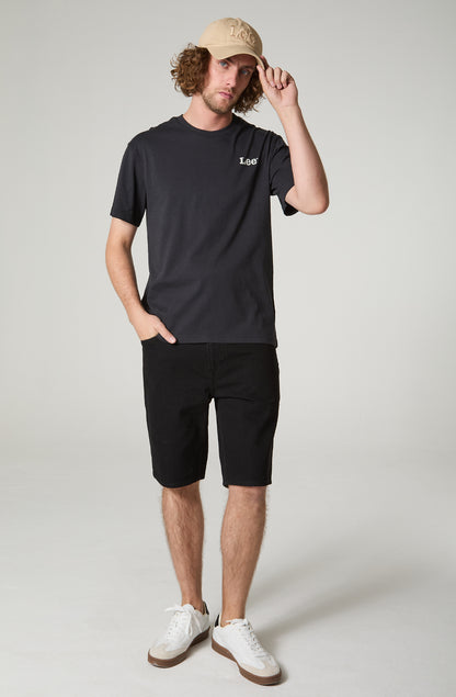 Polera Hombre Patch Regular Fit Negro