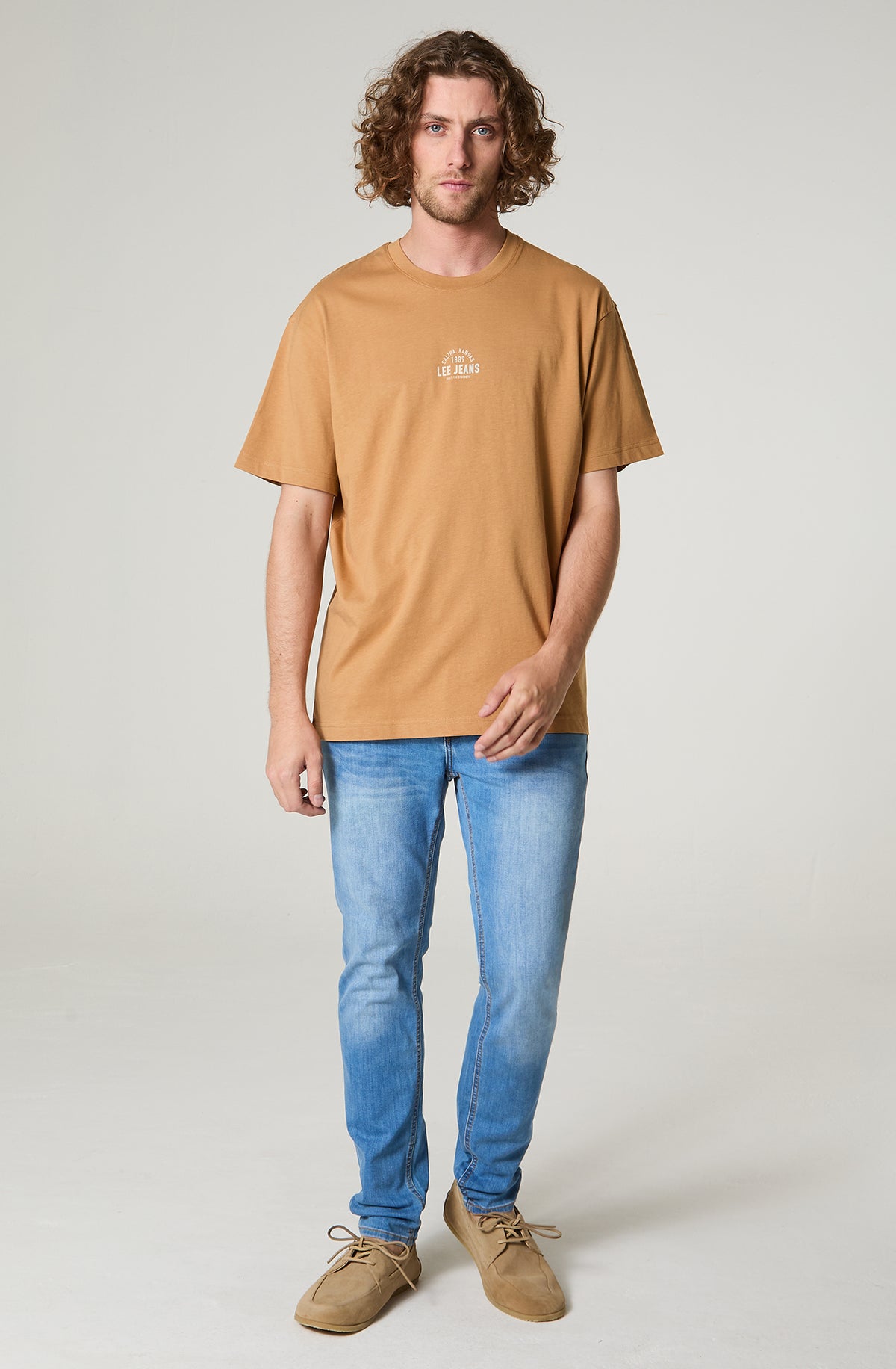 Polera Hombre Manga Corta Regular Fit Verde