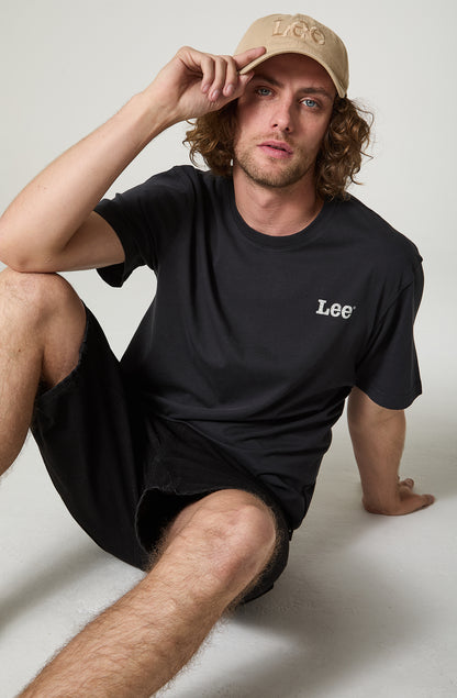 Polera Hombre Patch Regular Fit Negro