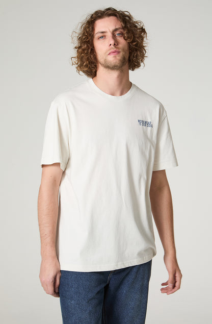 Polera Hombre Print Regular Fit Blanco