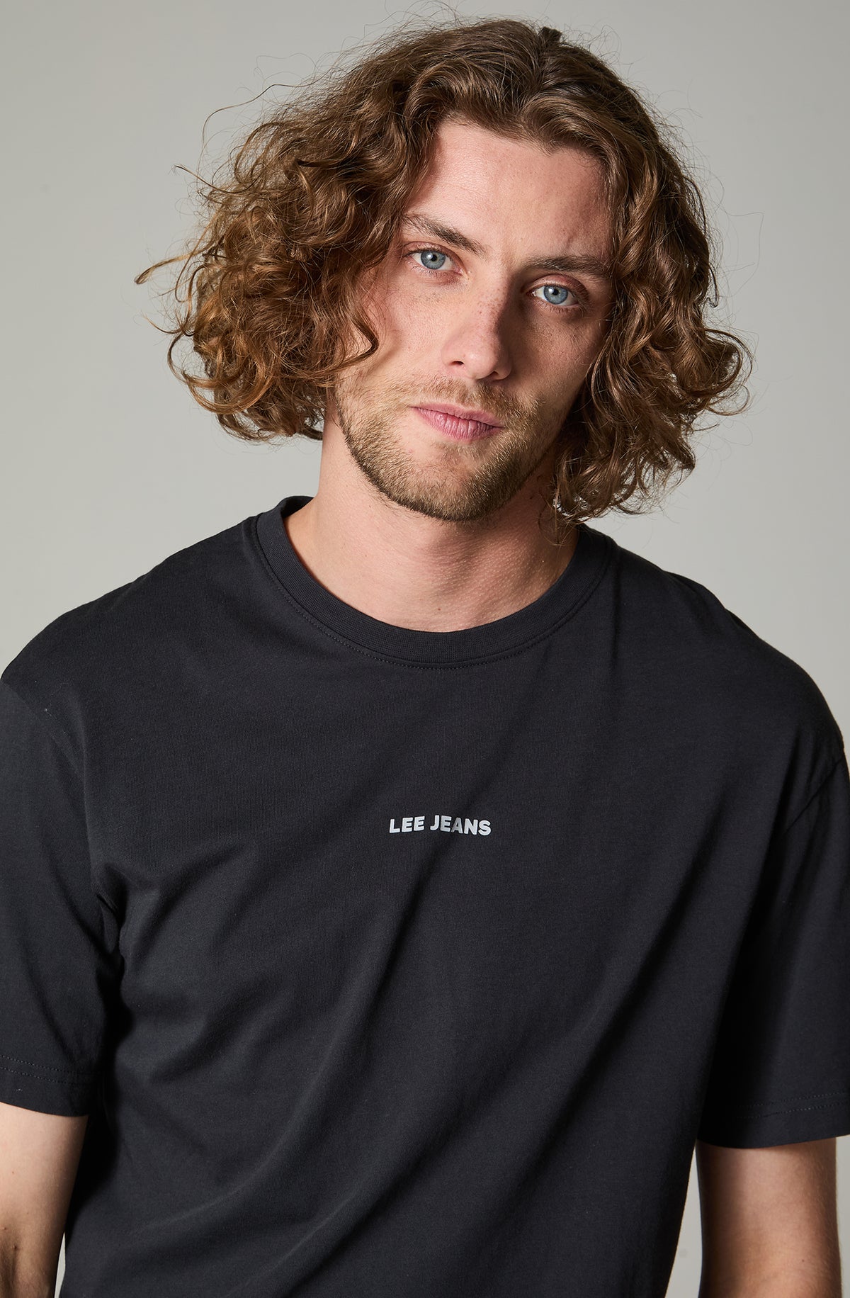 Polera Hombre Manga Corta Regular Fit Negro