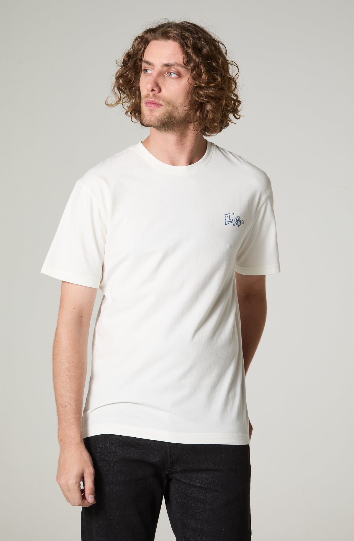 Polera Hombre Manga Corta Regular Fit Blanco